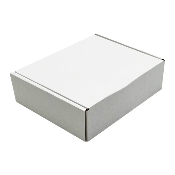 170 x 140 x 50mm White Postal Boxes With Closed Lid